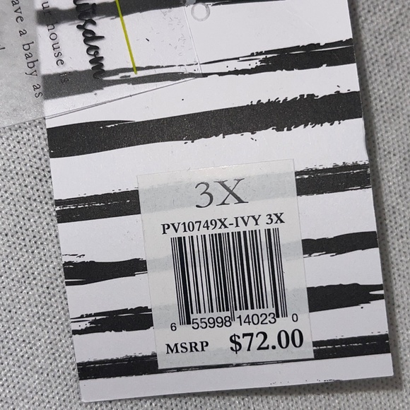 PLUS MATERNITY CARDIGAN NWT PIP & VINE by ROSIE POPE SZ 3X - Picture 3 of 5